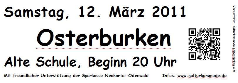 Plakatelement mit QR-Code